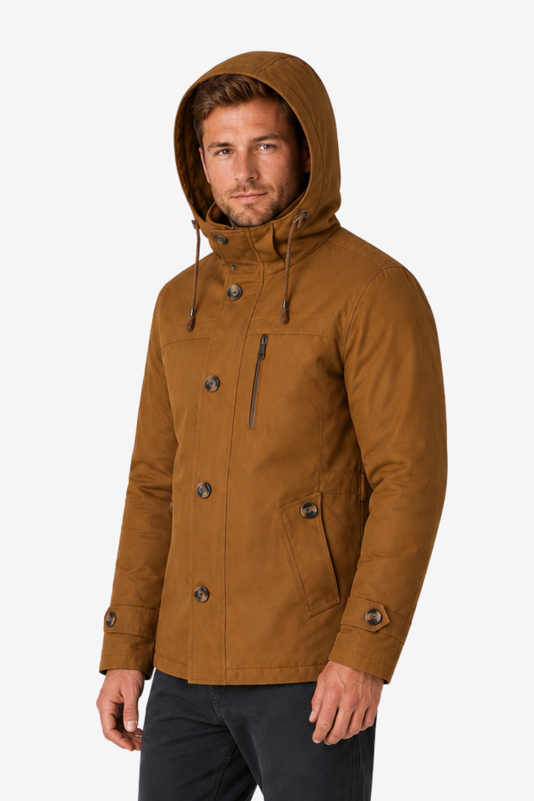 VALERIQUE | Veste d’hiver isolante pour homme – Capuche réglable et poches pratiques
