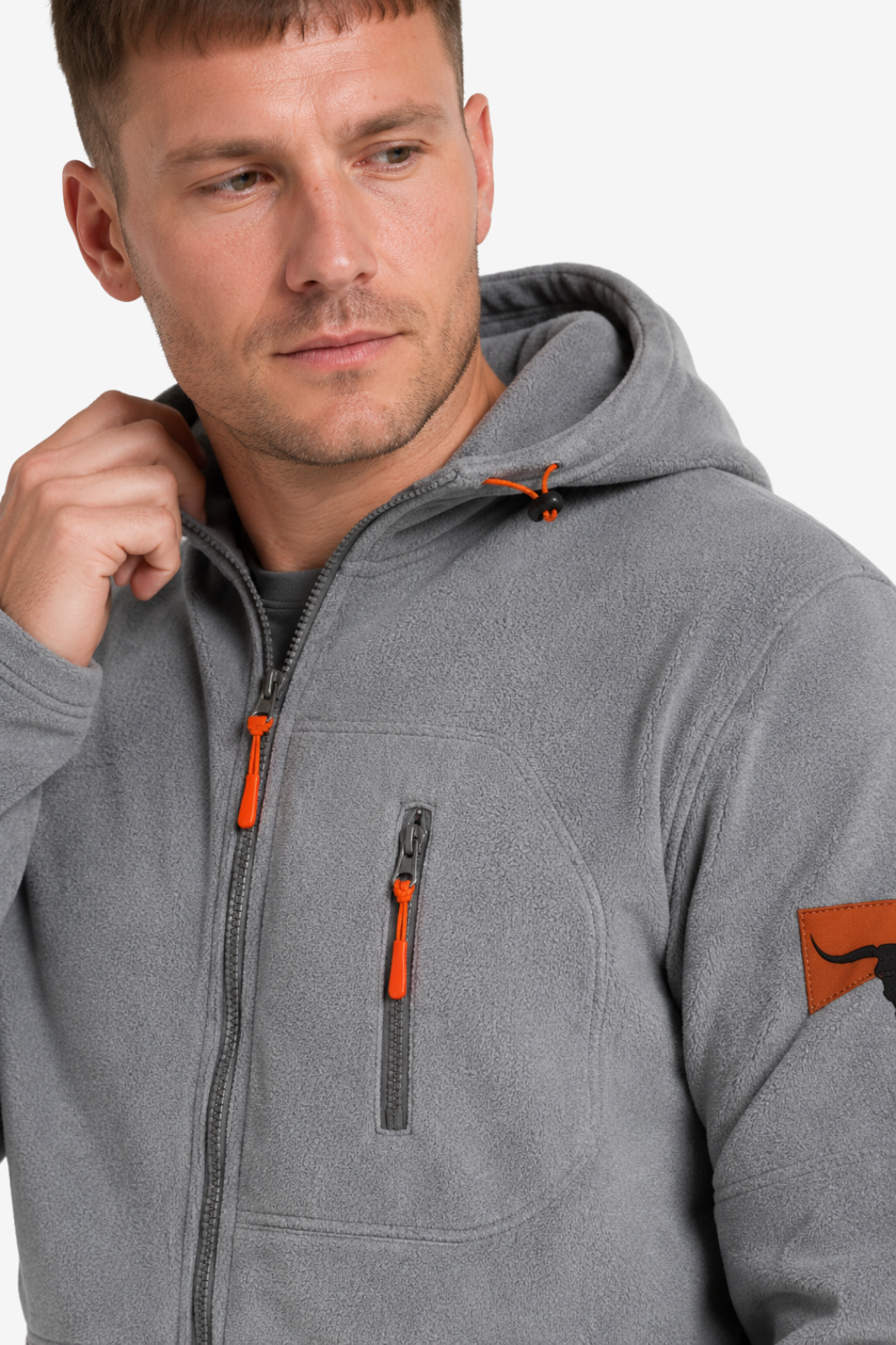 VALERIQUE | Sweat-shirt à capuche pour homme – Design outdoor zippé avec plusieurs poches