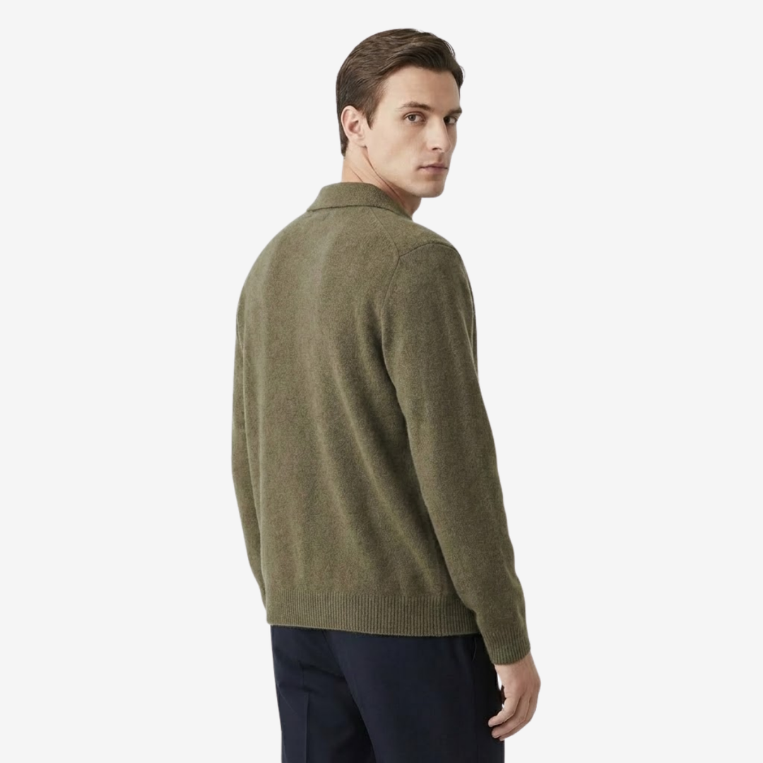 VALERIQUE | Cardigan Classique à Boutons pour Homme – Maille Douce Essentielle