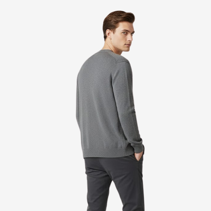 VALERIQUE | Cardigan Homme en Laine Mérinos – Design Classique à Boutons