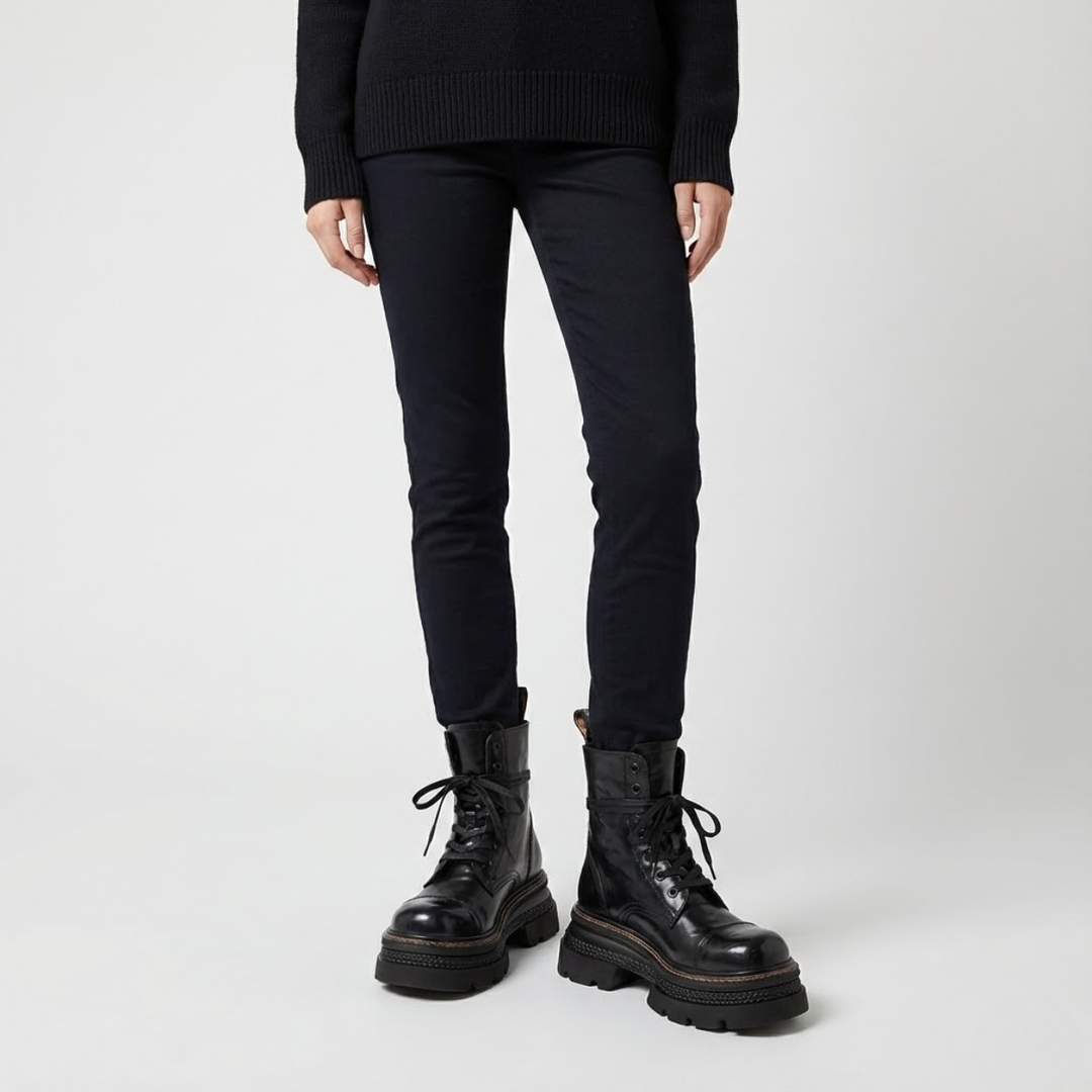 VALERIQUE | Bottes d’Hiver à Plateforme pour Femme – Style Lacé Élégant