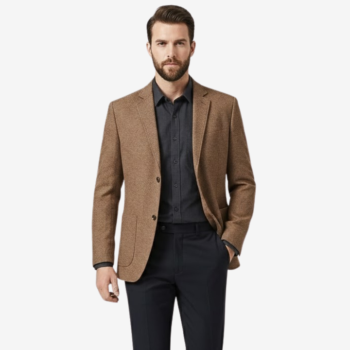VALERIQUE | Blazer Classique pour Homme – Coupe Slim Ajustée