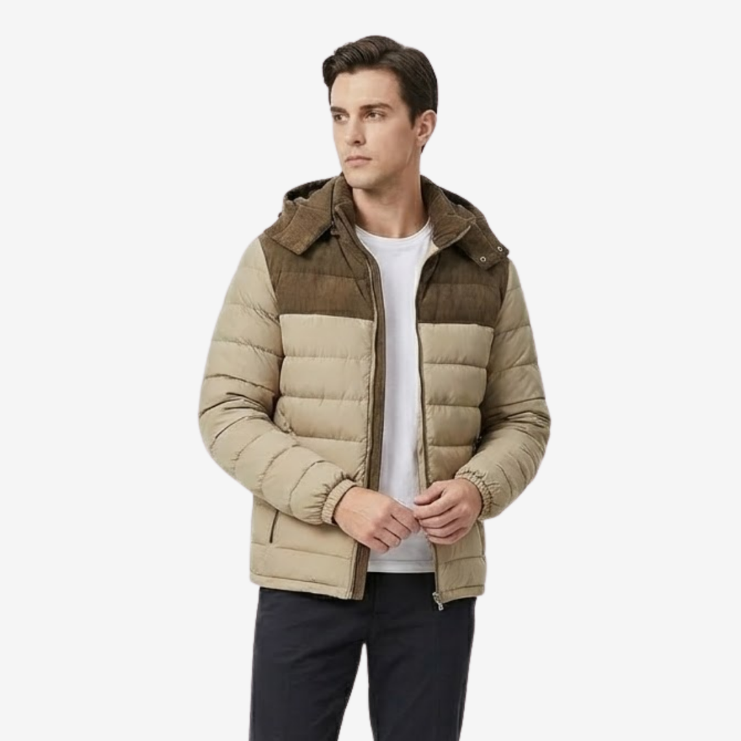 VALERIQUE | Doudoune à Capuche pour Homme – Manteau Élégant