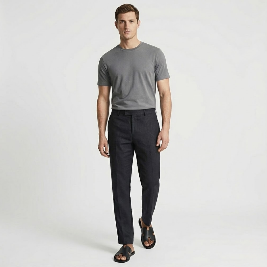 VALERIQUE | Sandales Classiques en Cuir pour Homme – Confort Intemporel