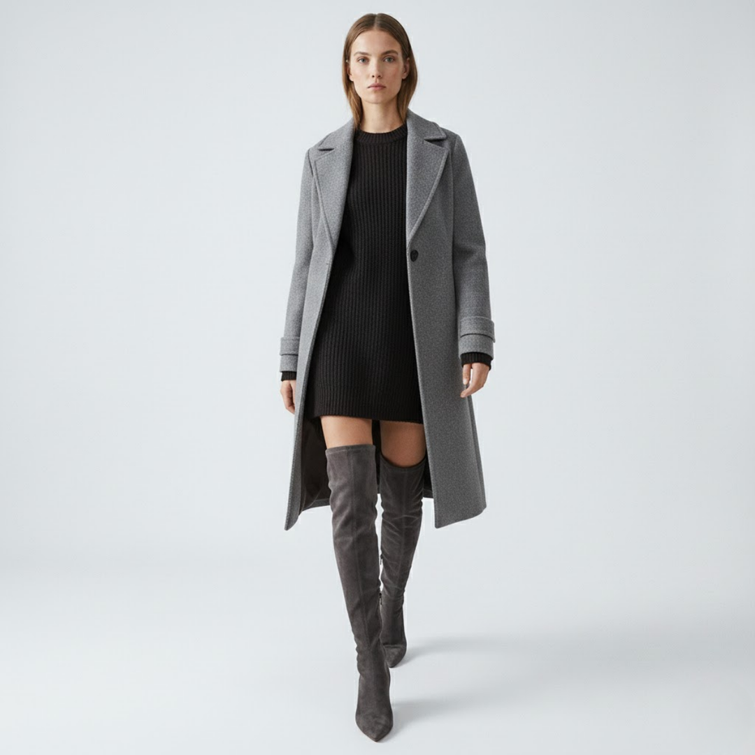 VALERIQUE | Cuissardes en Daim Synthétique pour Femme – Élégance Haute