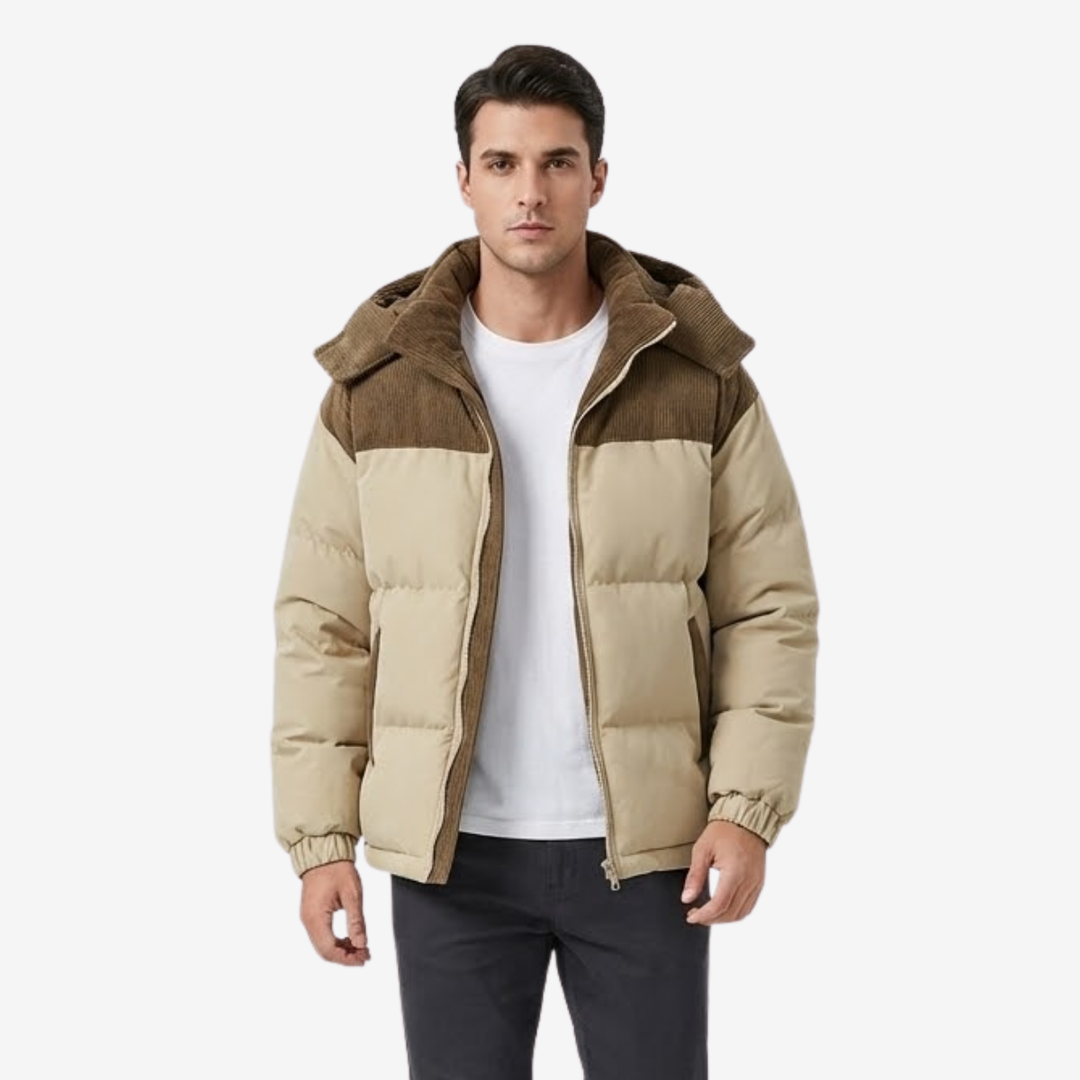 VALERIQUE | Doudoune à Capuche pour Homme – Manteau Élégant