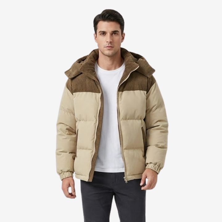 VALERIQUE | Doudoune à Capuche pour Homme – Manteau Élégant