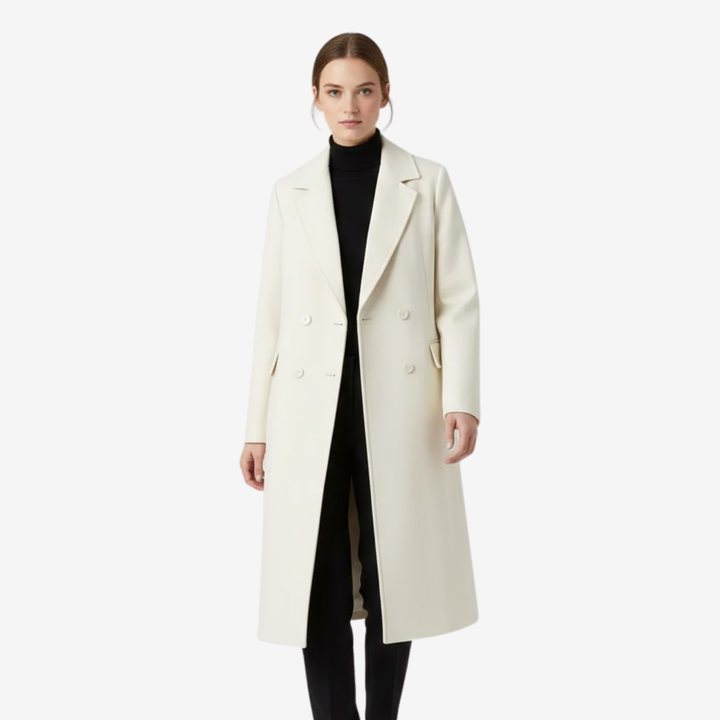 VALERIQUE | Trench Coat Élégant pour Femme – Double Boutonnage