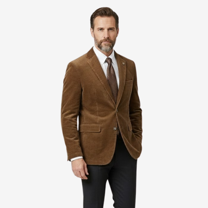 VALERIQUE | Blazer en Velours Côtelé pour Homme – Veste Classique