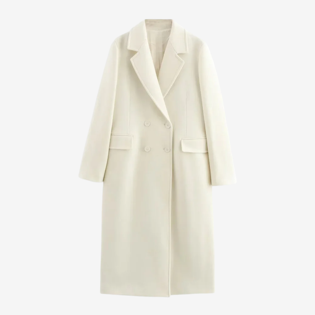VALERIQUE | Trench Coat Élégant pour Femme – Double Boutonnage