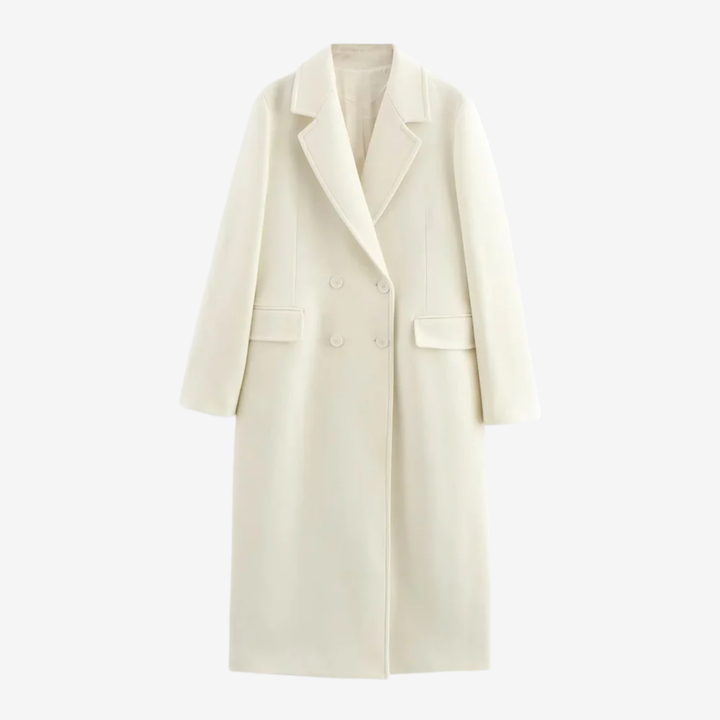 VALERIQUE | Trench Coat Élégant pour Femme – Double Boutonnage