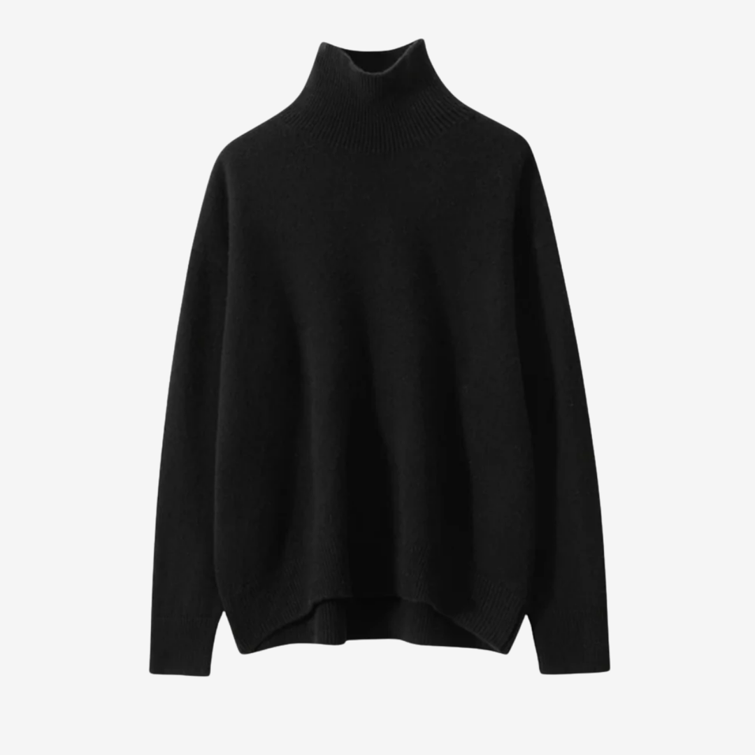 VALERIQUE | Pull Col Roulé en Cachemire pour Femme – Chaleur Somptueuse