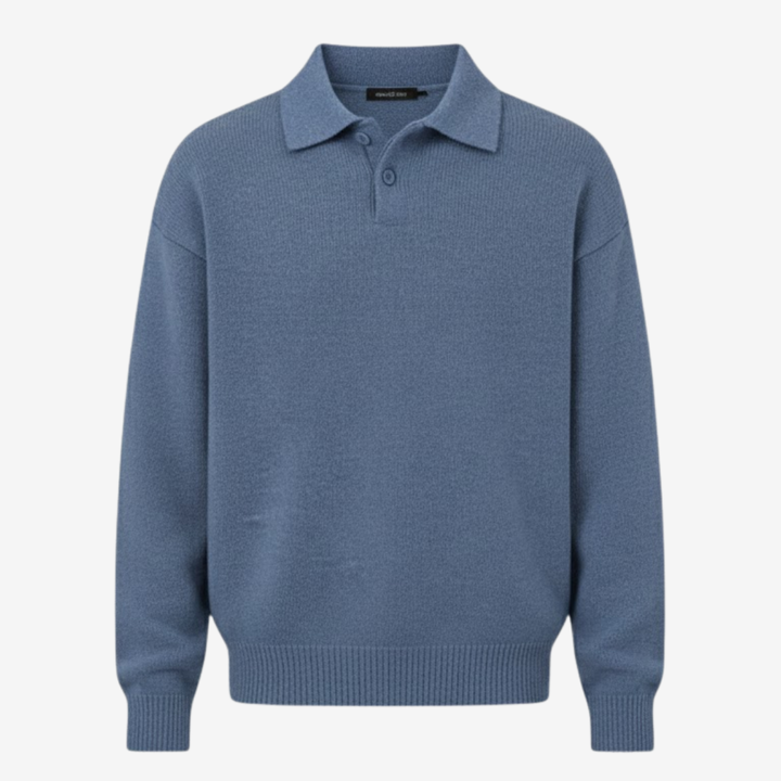 VALERIQUE | Pull Polo en Maille pour Homme – Style Décontracté et Chaleur