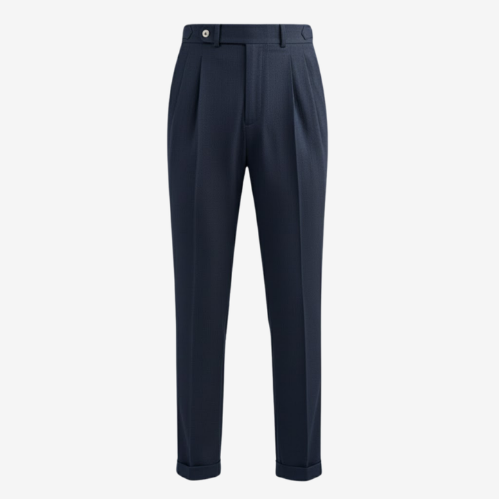 VALERIQUE | Pantalon Homme Tailleur Plissé – Coupe Slim