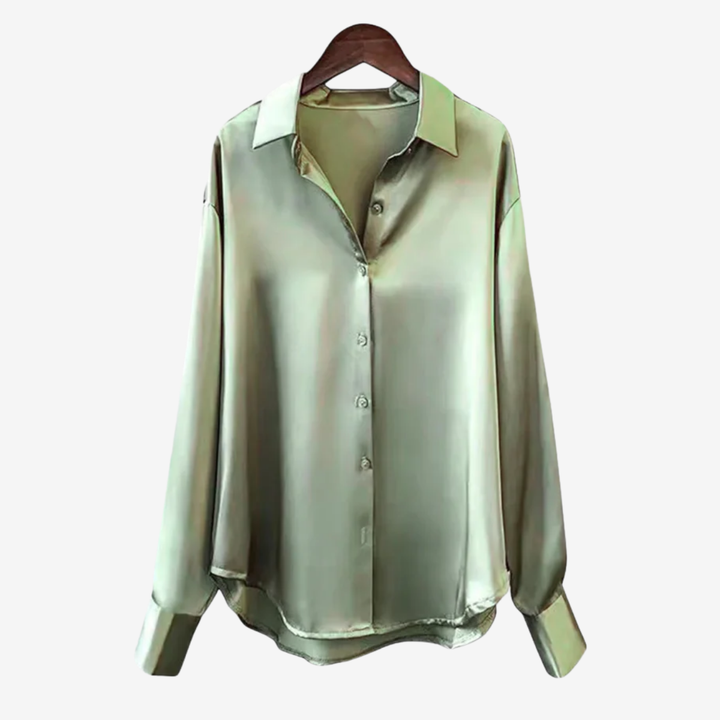 VALERIQUE | Blouse en Satin de Soie pour Femme – Douceur Élégante