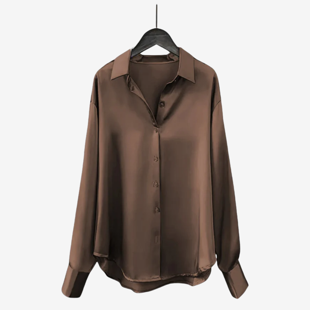 VALERIQUE | Blouse en Satin de Soie pour Femme – Douceur Élégante