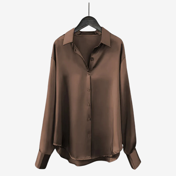 VALERIQUE | Blouse en Satin de Soie pour Femme – Douceur Élégante