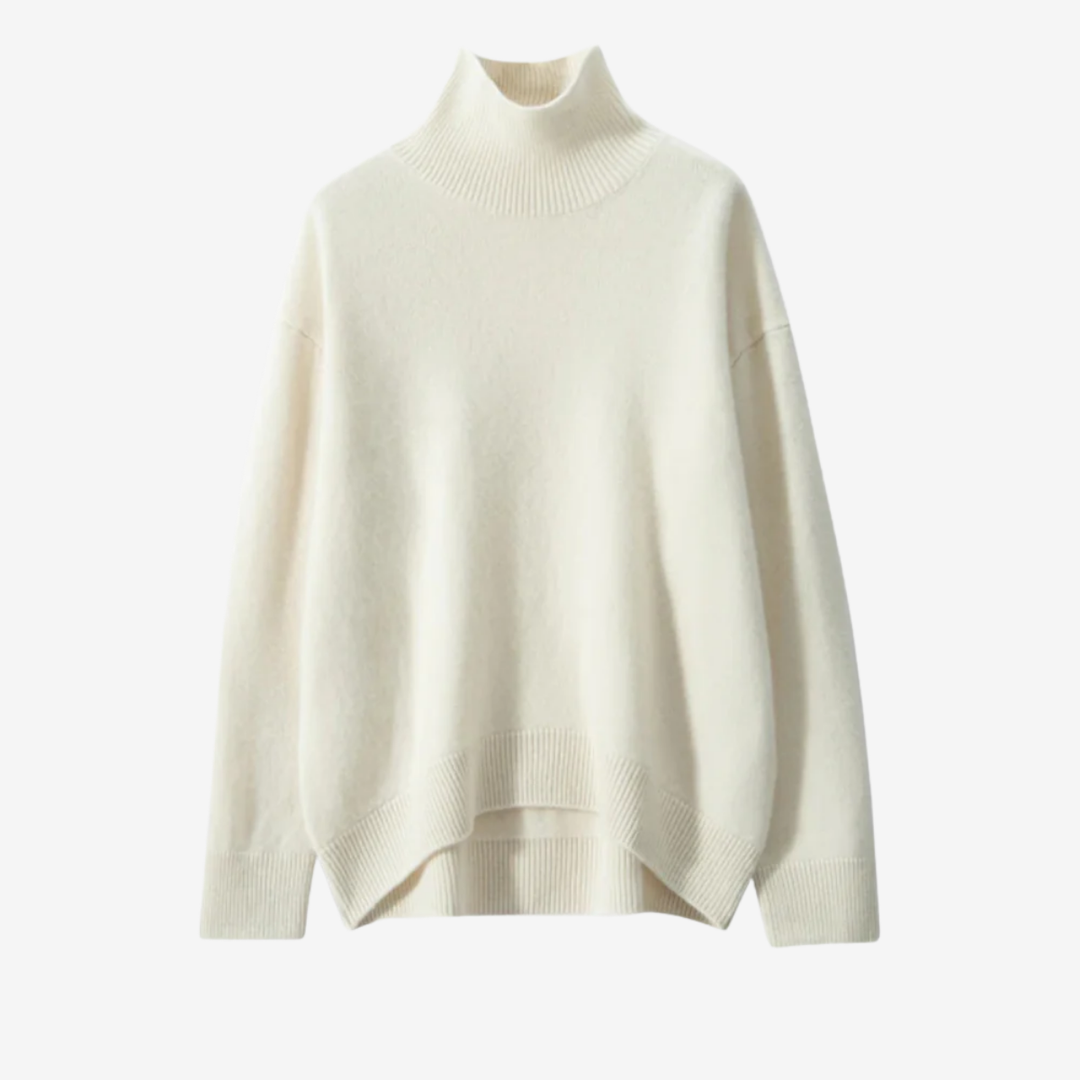 VALERIQUE | Pull Col Roulé en Cachemire pour Femme – Chaleur Somptueuse