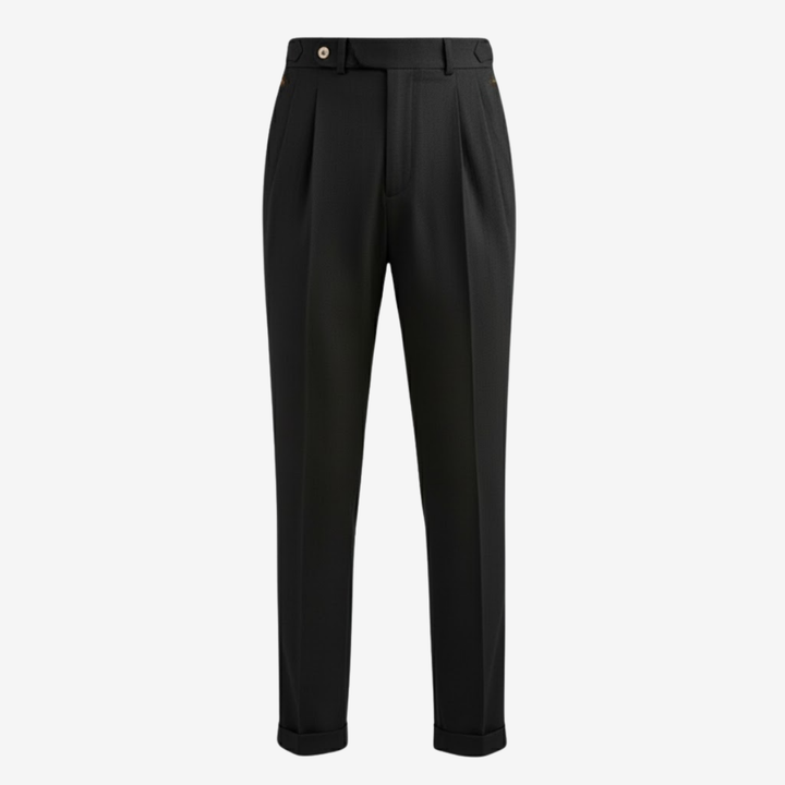 VALERIQUE | Pantalon Homme Tailleur Plissé – Coupe Slim