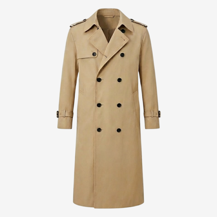 VALERIQUE | Trench-Coat Classique pour Homme – Vêtement d’Extérieur Intemporel