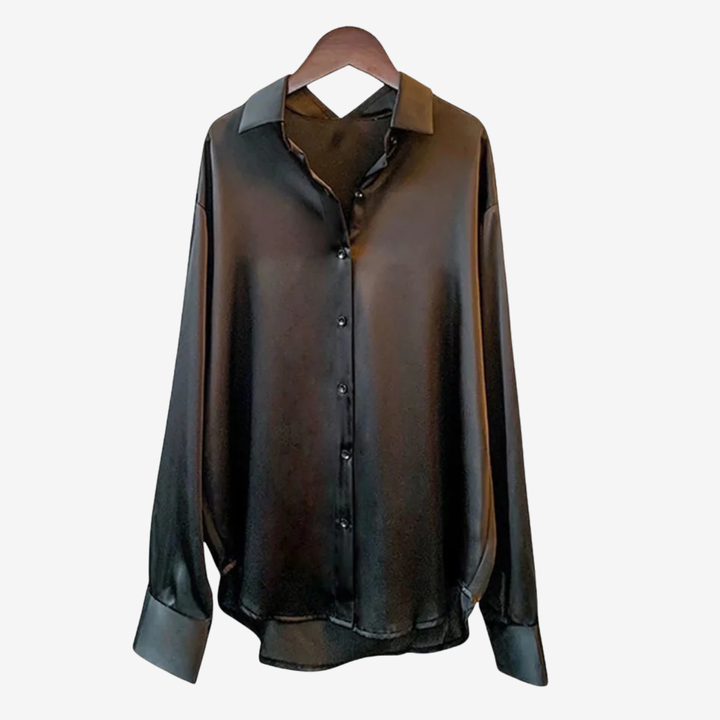 VALERIQUE | Blouse en Satin de Soie pour Femme – Douceur Élégante