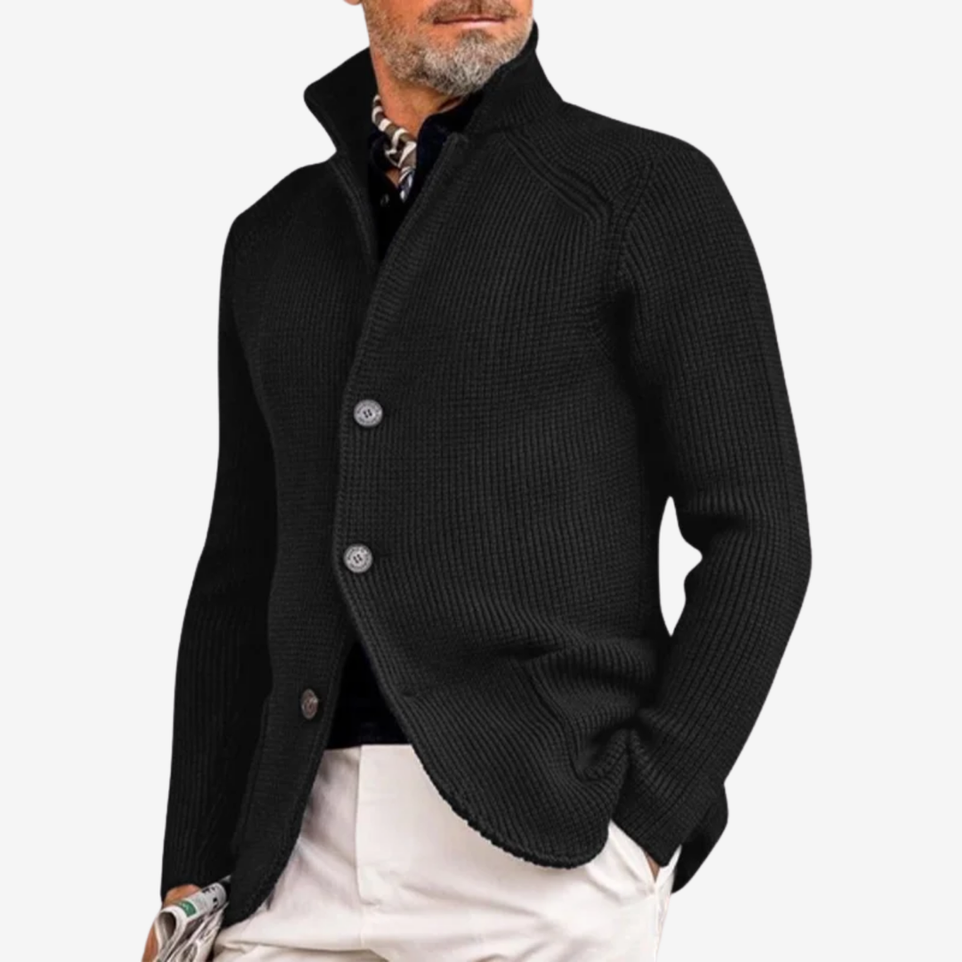 VALERIQUE | Blazer Cardigan en Maille pour Homme – Élégant à Boutons
