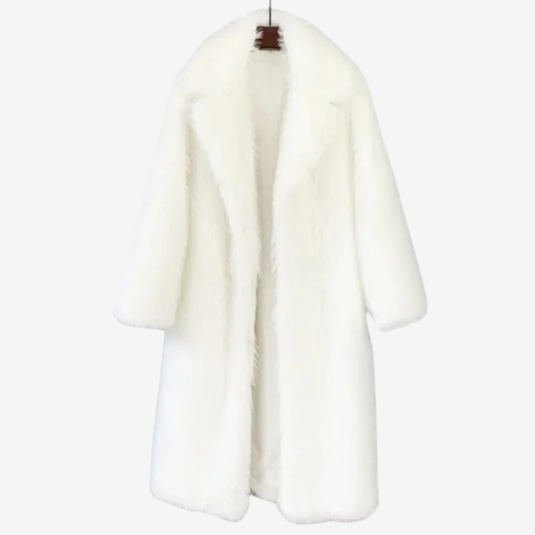 VALERIQUE | Manteau Long en Fausse Fourrure pour Femme – Chaleur Opulente