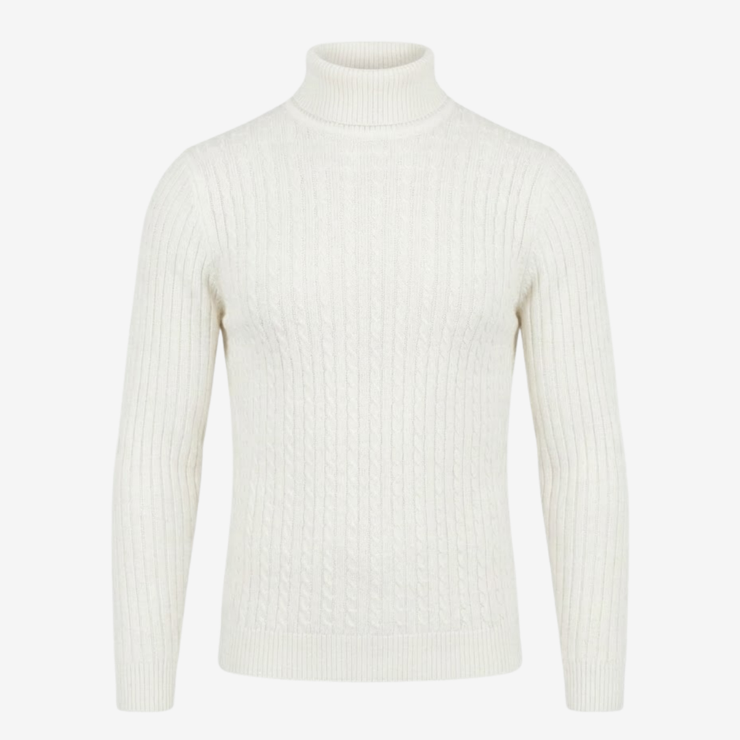 VALERIQUE | Pull Col Roulé en Maille pour Homme – Tricot à Col Montant