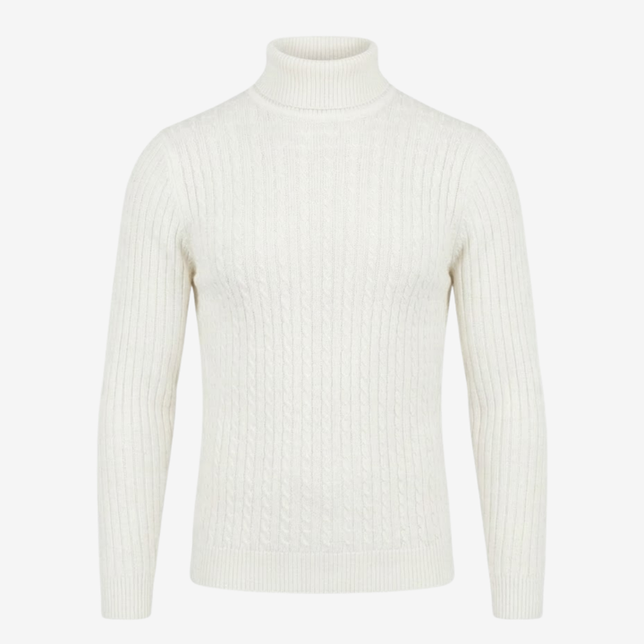 VALERIQUE | Pull Col Roulé en Maille pour Homme – Tricot à Col Montant