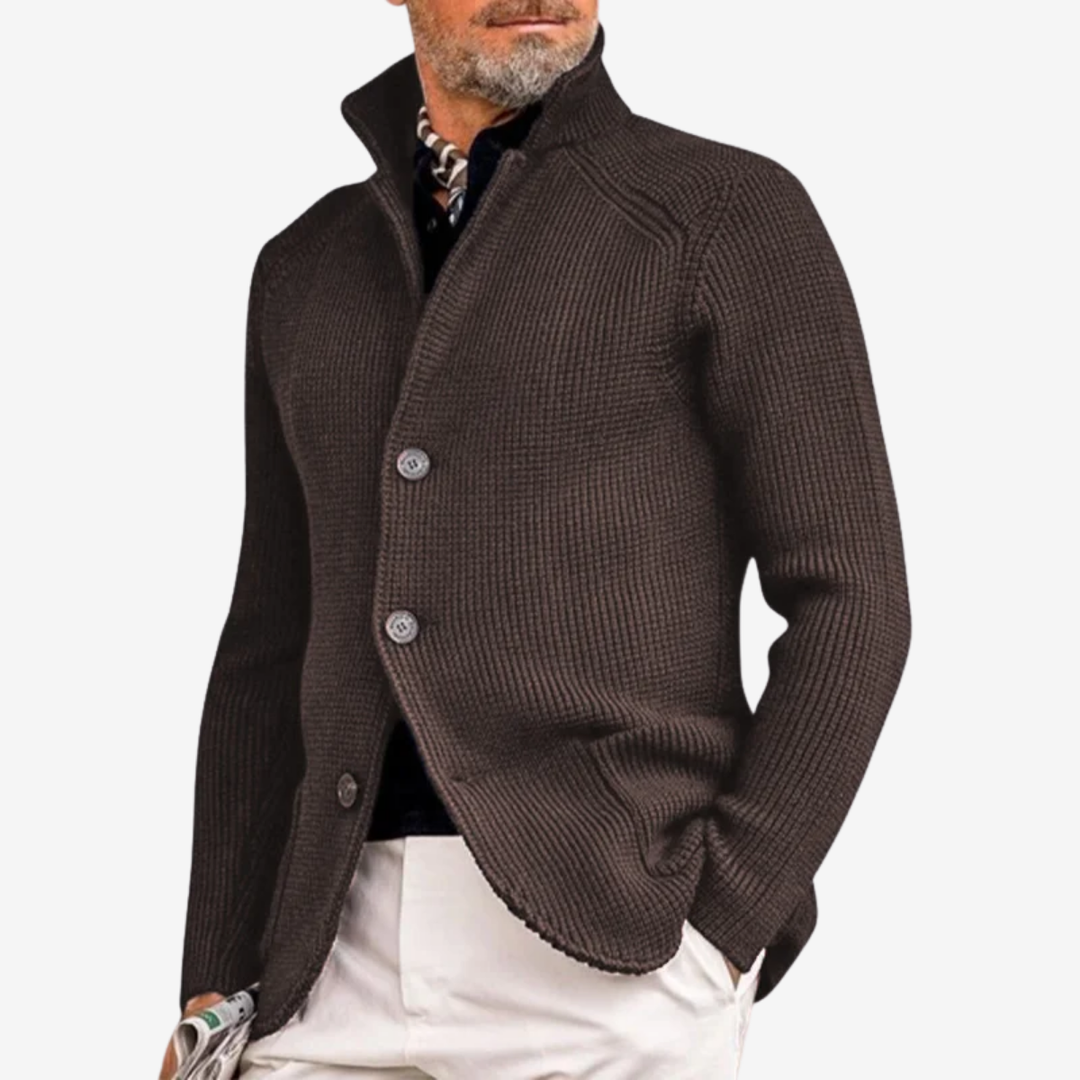 VALERIQUE | Blazer Cardigan en Maille pour Homme – Élégant à Boutons
