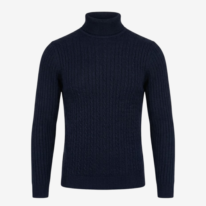 VALERIQUE | Pull Col Roulé en Maille pour Homme – Tricot à Col Montant