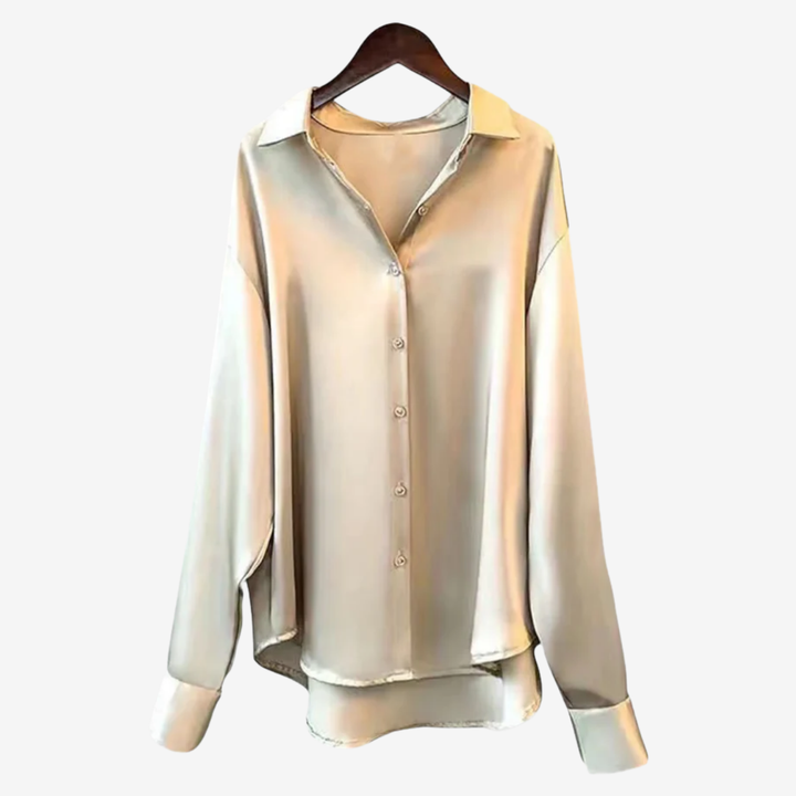 VALERIQUE | Blouse en Satin de Soie pour Femme – Douceur Élégante