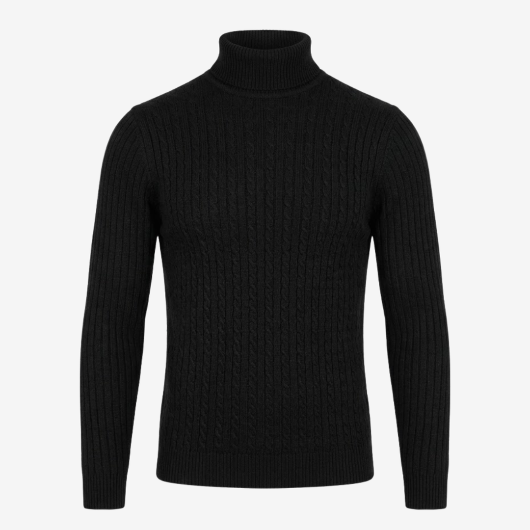 VALERIQUE | Pull Col Roulé en Maille pour Homme – Tricot à Col Montant