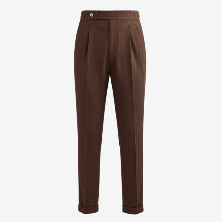 VALERIQUE | Pantalon Homme Tailleur Plissé – Coupe Slim