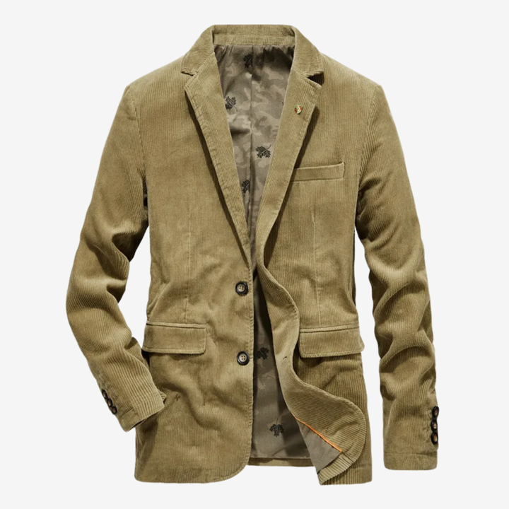 VALERIQUE | Blazer en Velours Côtelé pour Homme – Veste Classique