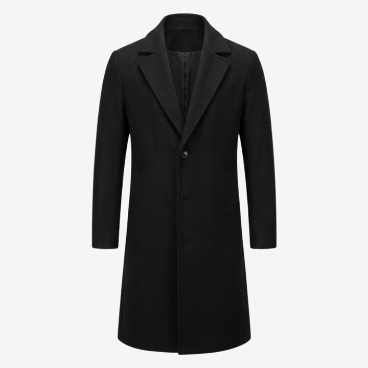 VALERIQUE | Manteau Long en Laine pour Homme – Élégance Intemporelle