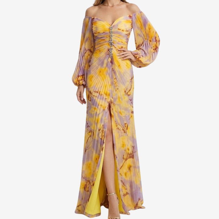 VALERIQUE | Robe Col V pour Femme – Coupe Ajustée
