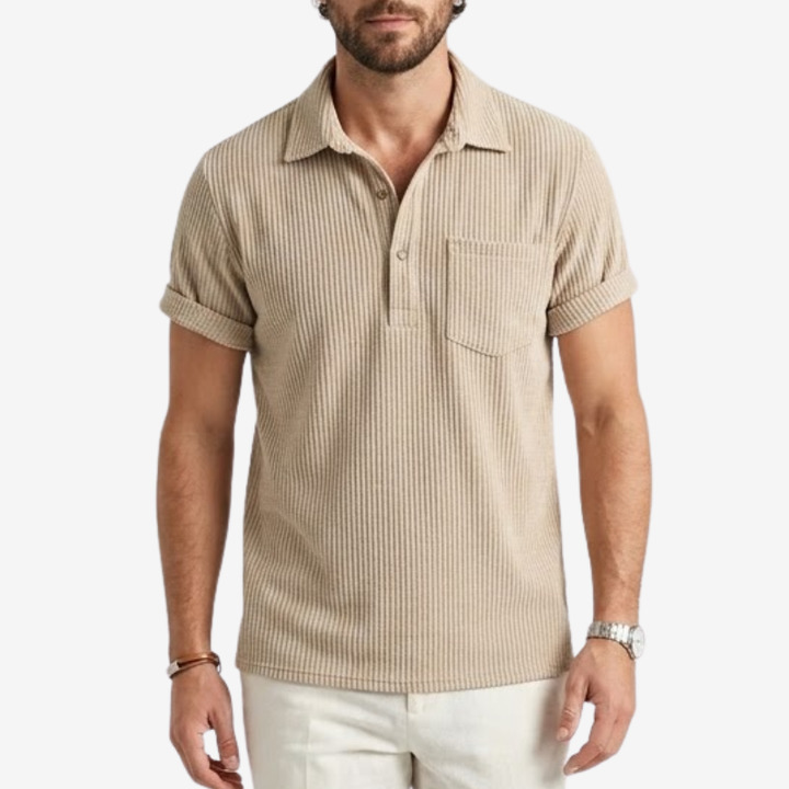 VALERIQUE | Chemise Décontractée pour Homme – Manches Courtes et Coupe Classique