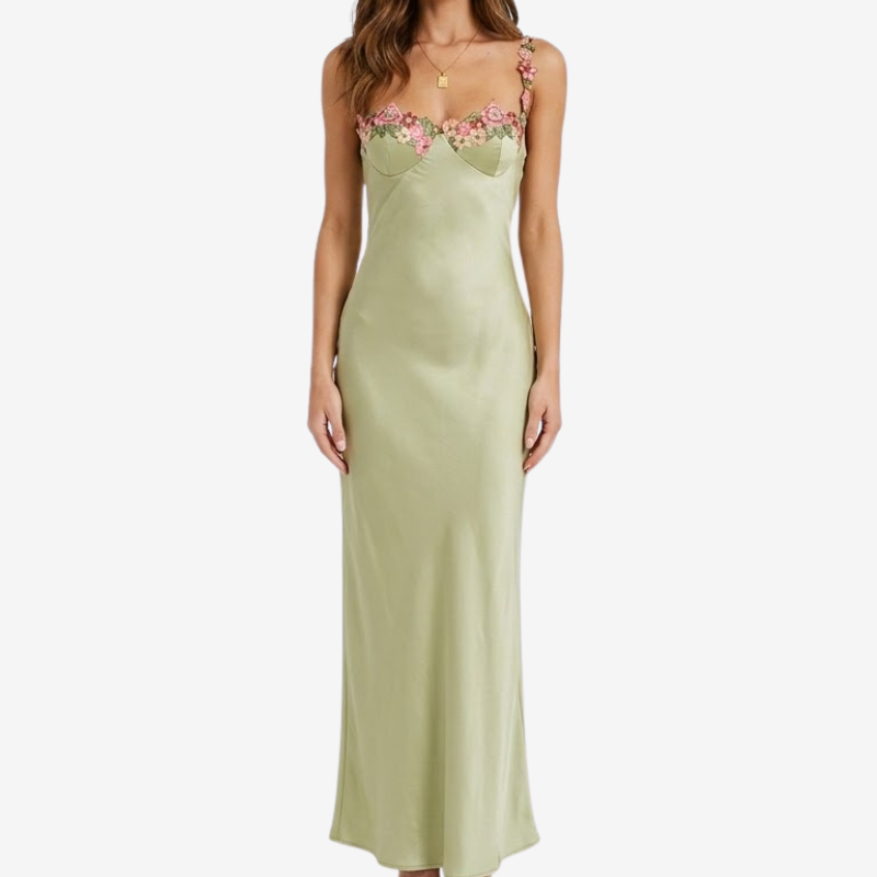 VALERIQUE | Robe Maxi pour Femme – Coupe Longue et Taille Définie