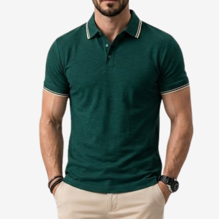VALERIQUE | Chemise à Manches Courtes pour Homme – Col Revers et Coupe Ajustée