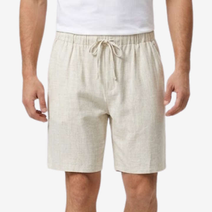 VALERIQUE | Short en Lin Léger pour Homme – Coupe Ample