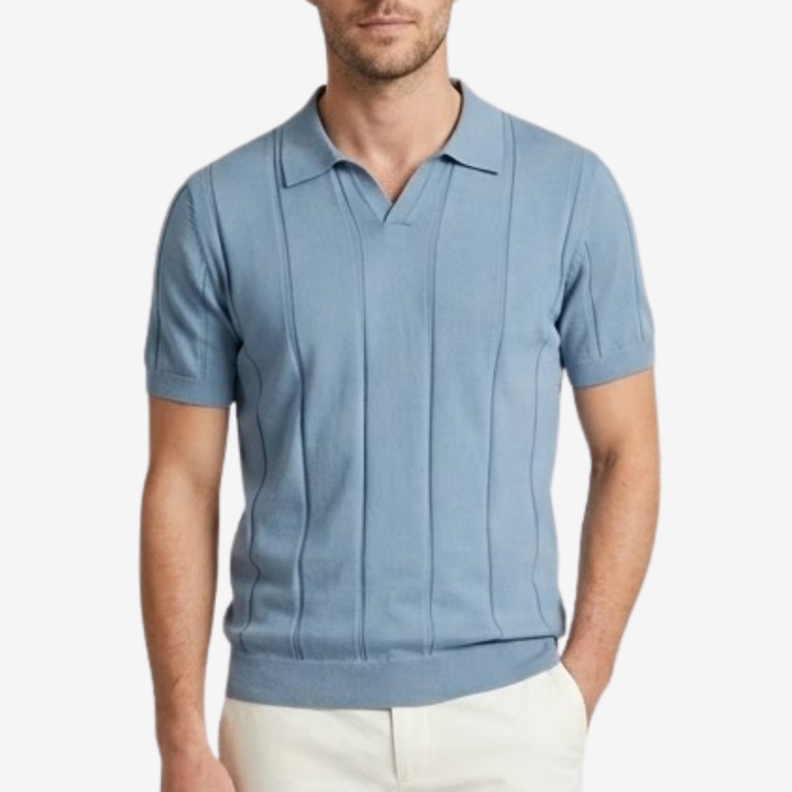 VALERIQUE | Polo en Coton pour Homme – Manches Courtes et Coupe Ajustée