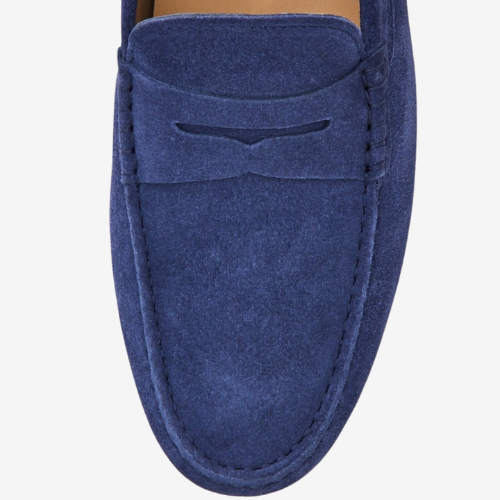 VALERIQUE | Mocassins en Daim pour Homme – Coupe Classique Sans Lacets