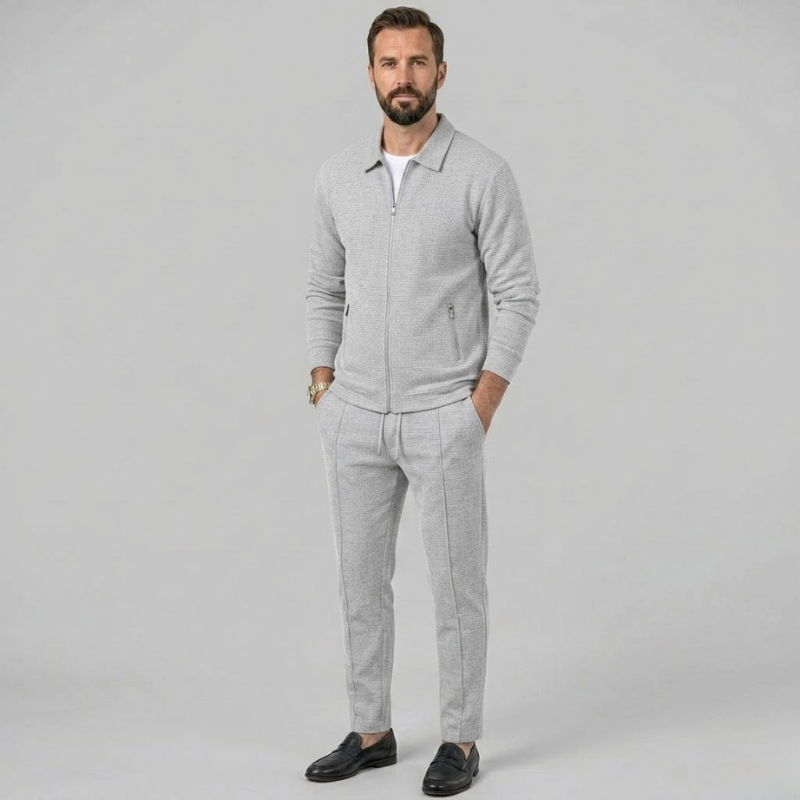 VALERIQUE | Ensemble Veste Zippée et Pantalon pour Homme