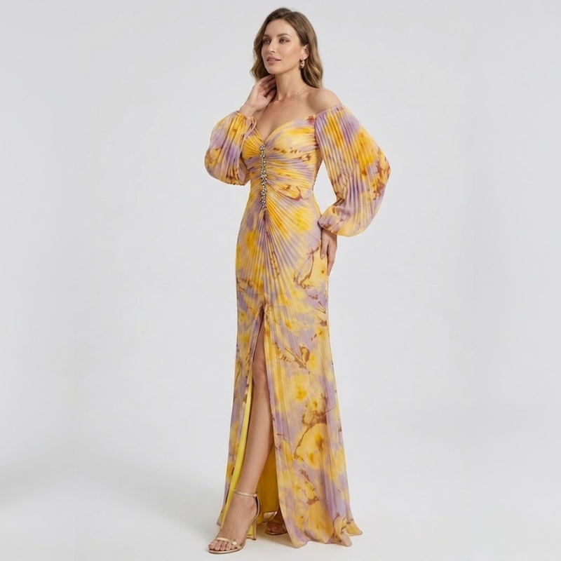 VALERIQUE | Robe Col V pour Femme – Coupe Ajustée