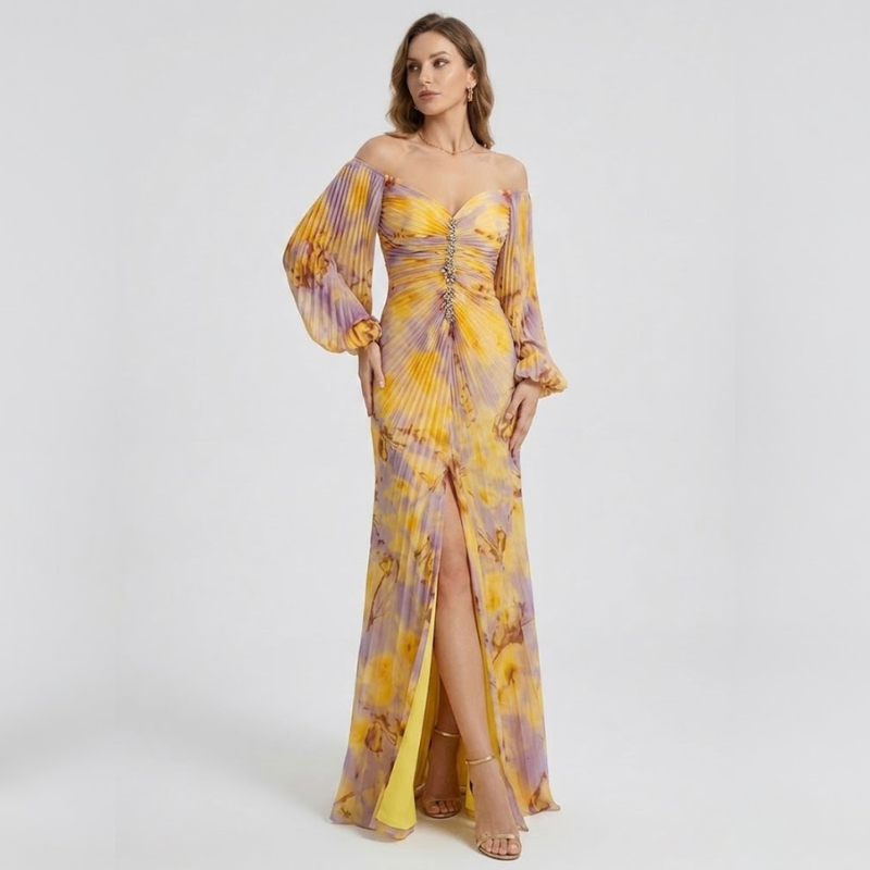 VALERIQUE | Robe Col V pour Femme – Coupe Ajustée