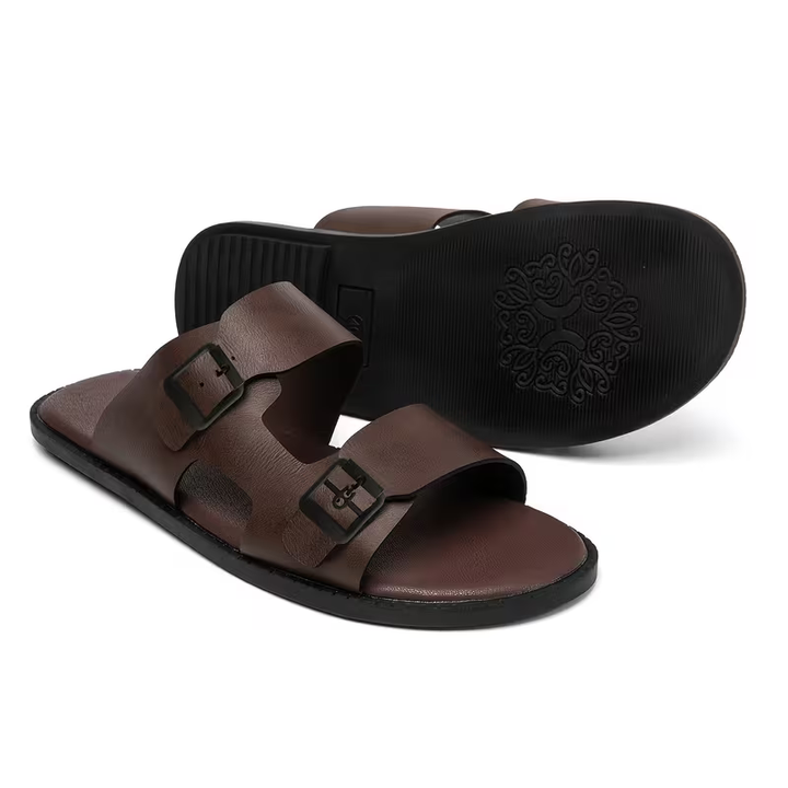 VALERIQUE | Sandales à Double Boucle pour Homme