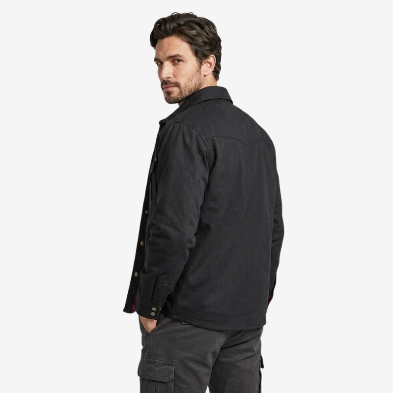 VALERIQUE | Veste Cargo en Coton pour Homme – Col Revers et Coupe Classique