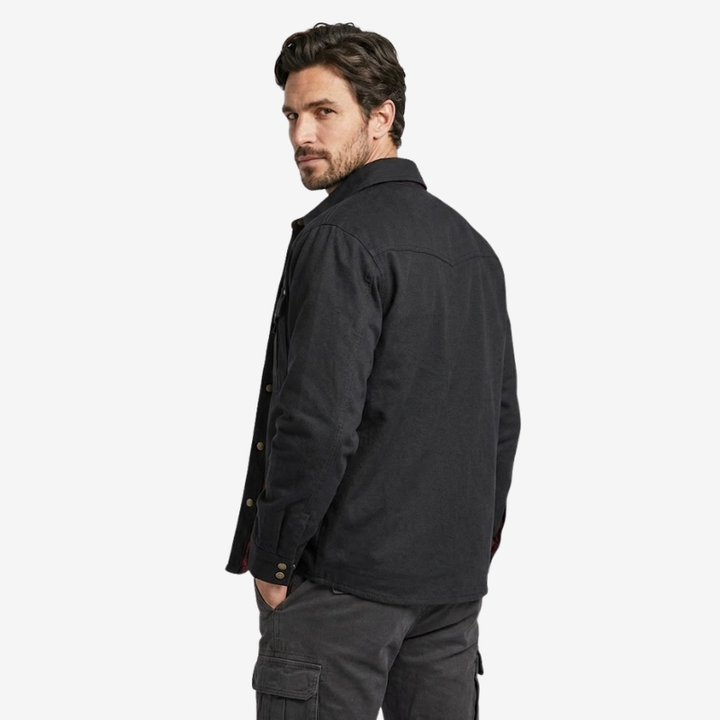 VALERIQUE | Veste Cargo en Coton pour Homme – Col Revers et Coupe Classique