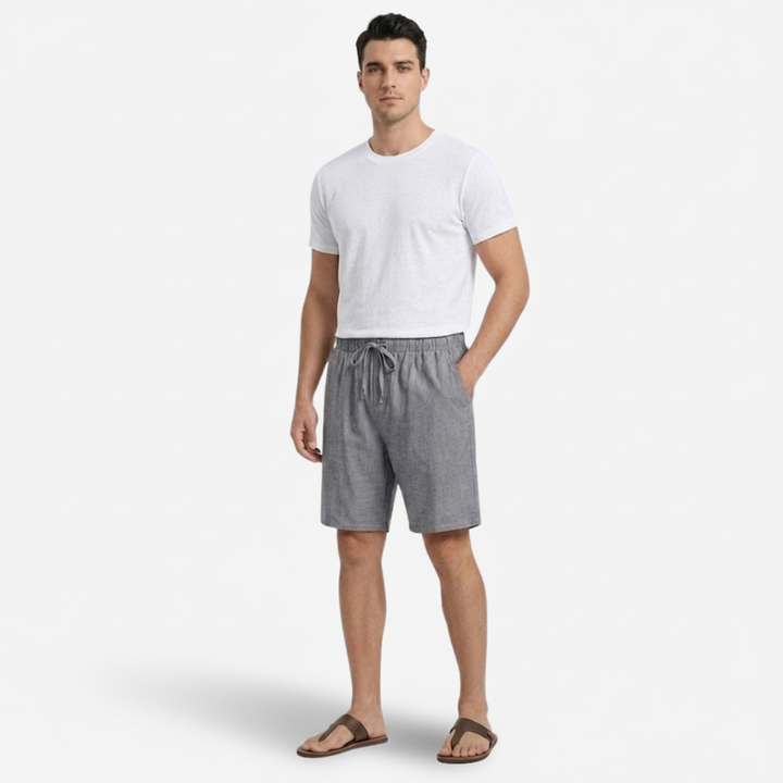 VALERIQUE | Short en Lin Léger pour Homme – Coupe Ample